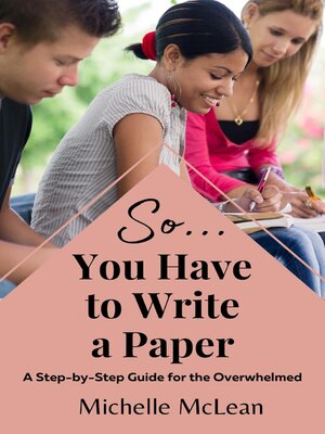 cover image of So You Have to Write a Paper